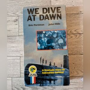 We Dive at Dawn VHS Tape- A Dramatic Story of Submarine Survival